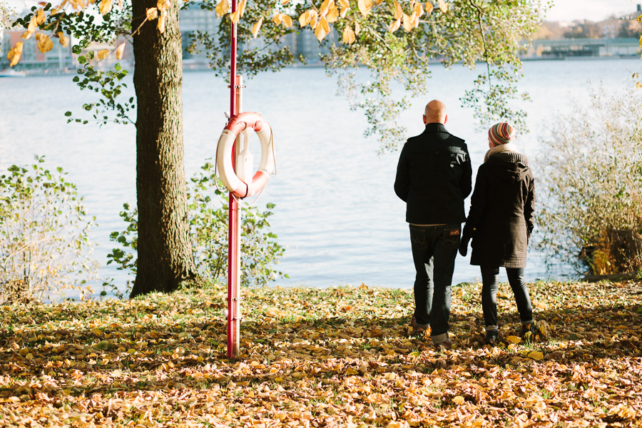 Fotograf Solna Maria och Johan vid Huvudsta