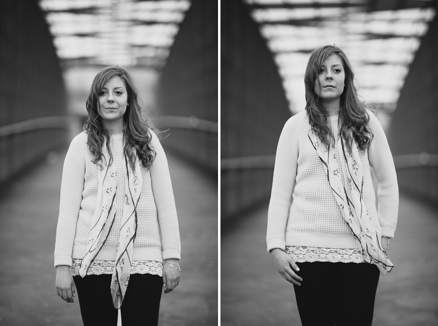 Portrait of Sarah close to Phoenix Park in Dublin