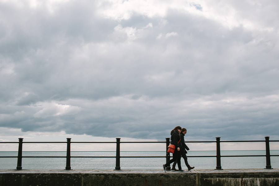 Tramore wedding photographer Along the beach Tramore wedding photographer Along the beach
