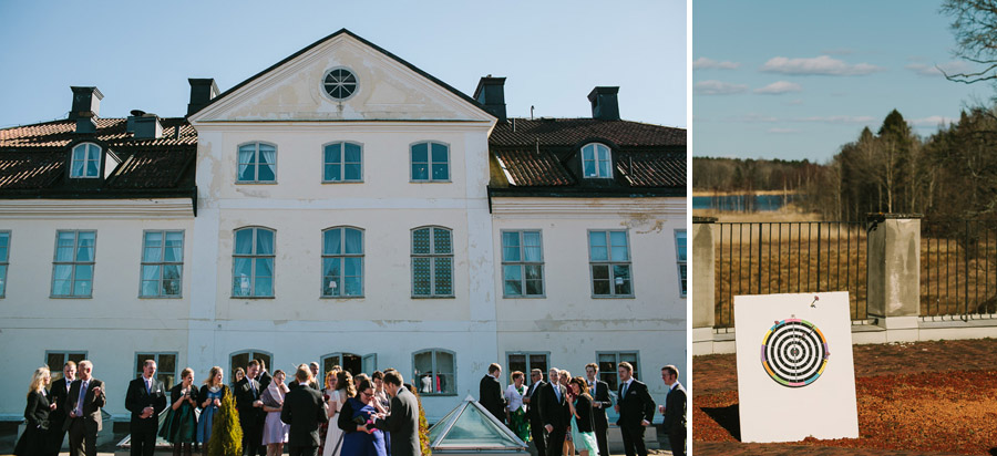 Mingel och aktiviteter utanför Stjärnholms slott 1018