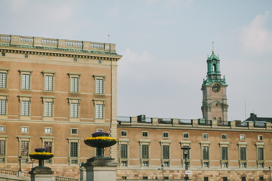 Stockholm castle and german church