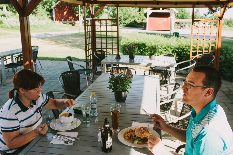 Middag efter tävlingen