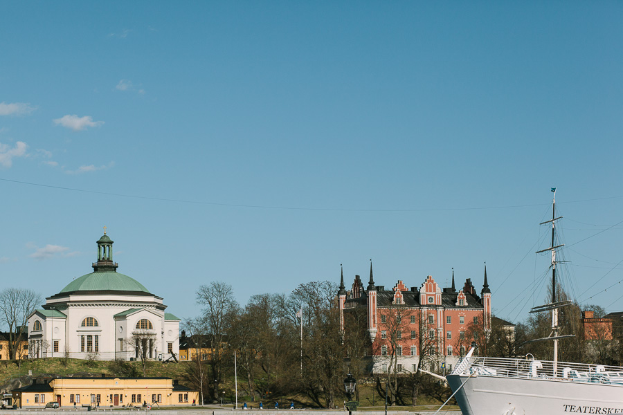 Utsikt över Skeppsholmen