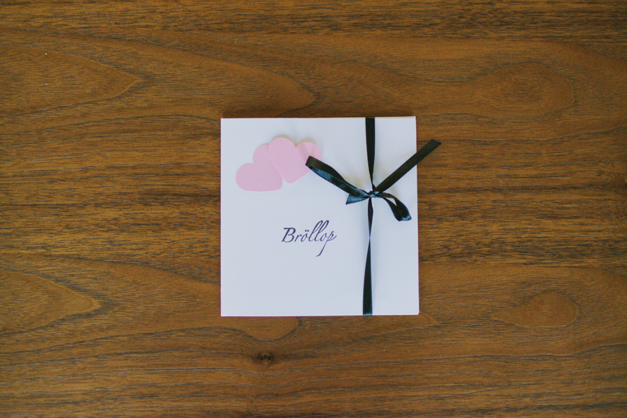 Bröllopsinjudan scrapbooking