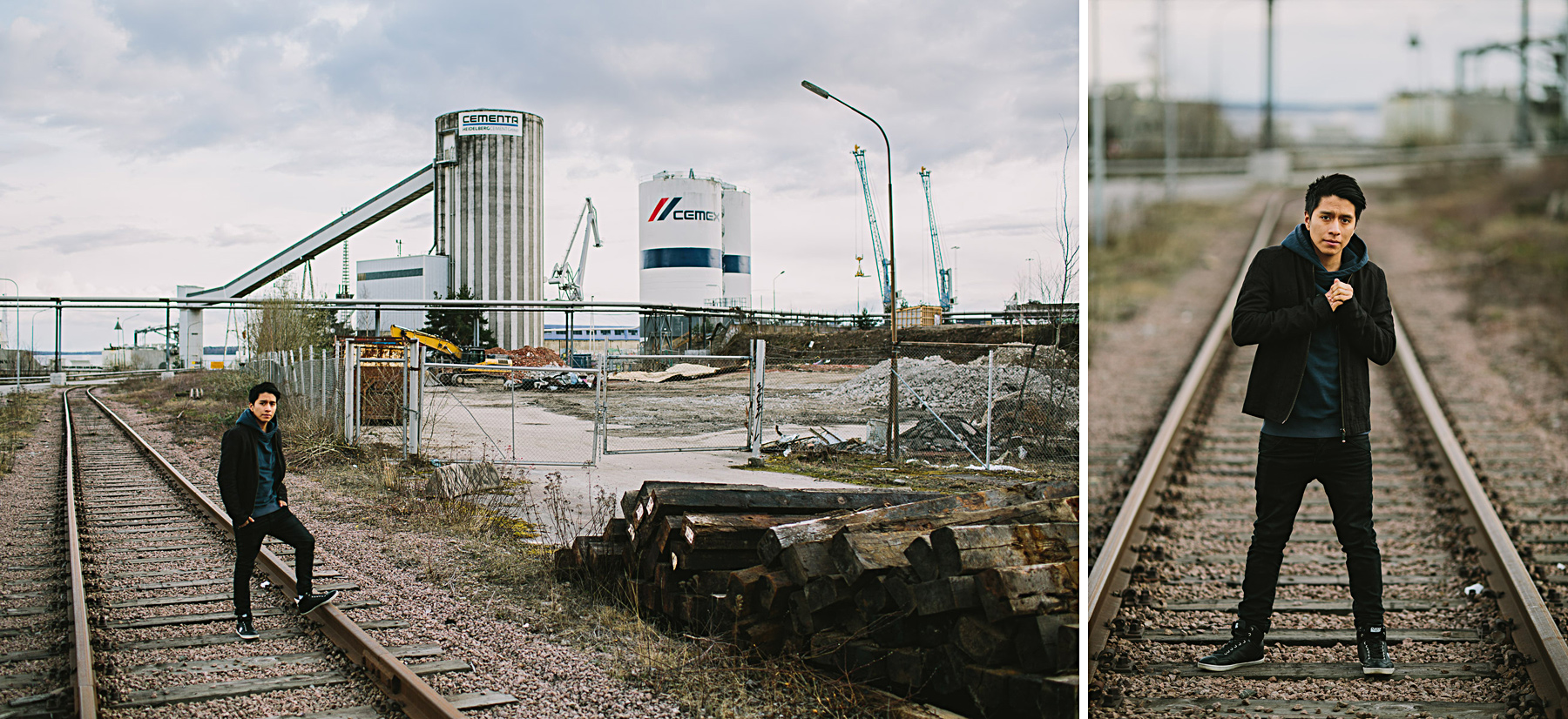 bilder vid cementa och kraftv rmeverket